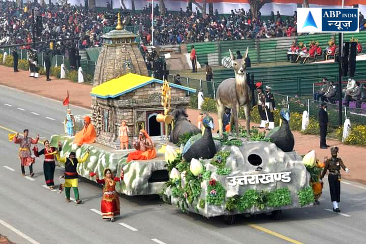 गणतंत्र दिवस परेड 2021 में उत्तराखंड की झांकी “केदारखंड” को मिला तृतीय पुरस्कार