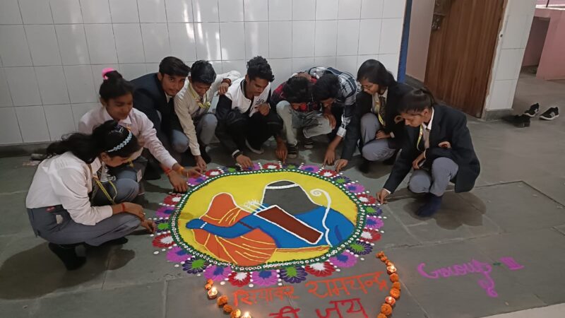 हरिद्वार कुंती नमन इंस्टिट्यूट में आज हरसोलस के साथ मनाया गया दीपावली उत्सव,,,,,