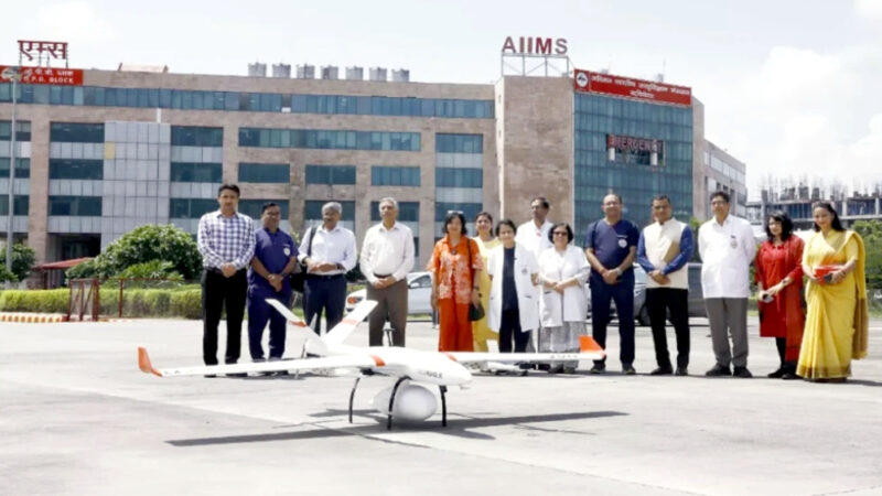 उत्तराखंड के दुर्गम क्षेत्रों में रह रहे हार्ट पेशेंटो के लिए AIIMS ऋषिकेश ने की खास पहल, ड्रोन से पहुंचाई मरीज को दवाएं,,,,,