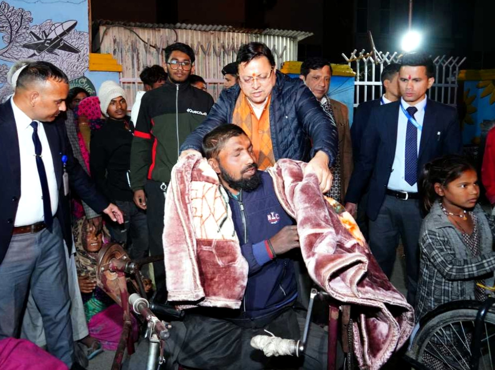 उत्तराखंड मुख्यमंत्री धामी ने ट्रांसपोर्ट नगर स्थित रैन बसेरे का किया औचक निरीक्षण, सरकार की प्राथमिकता, कोई भी व्यक्त सर्दी की चपेट में ना आए,,,,,,