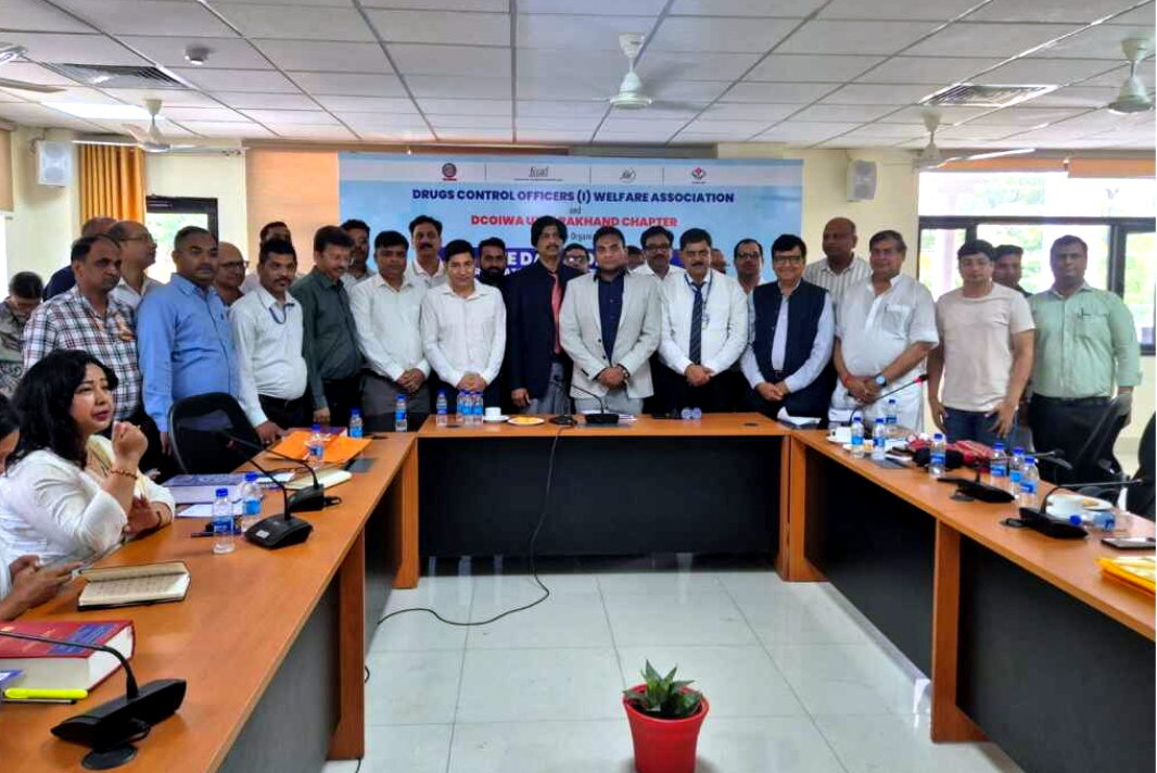 उत्तराखण्ड ड्रग कंट्रोल ऑफिसर्स (आई) वेलफेयर एसोसिएशन और डीसीजीआई डब्ल्यूयू उत्तराखंड चैप्टर ने की दवा नियंत्रण प्रणाली को तकनीक और गुणवत्ता से जोड़ने की पहल,,,,,