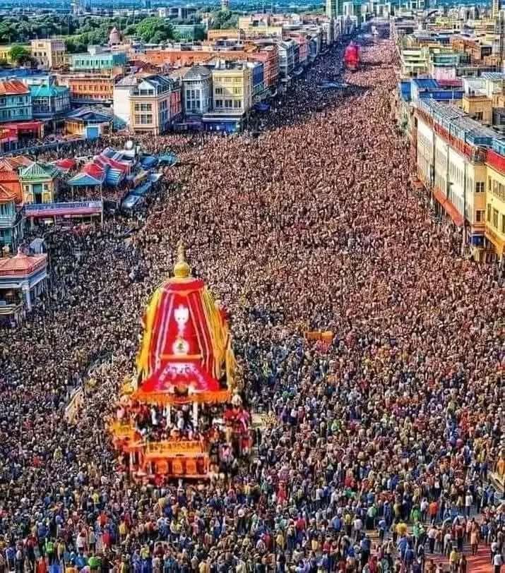 पुरी जगन्नाथ यात्रा में भारी भीड़ में फंसने से 600 श्रद्धालु घायल और अहमदाबाद में हाथी ने यात्रा में मचाया कोहराम,,,,