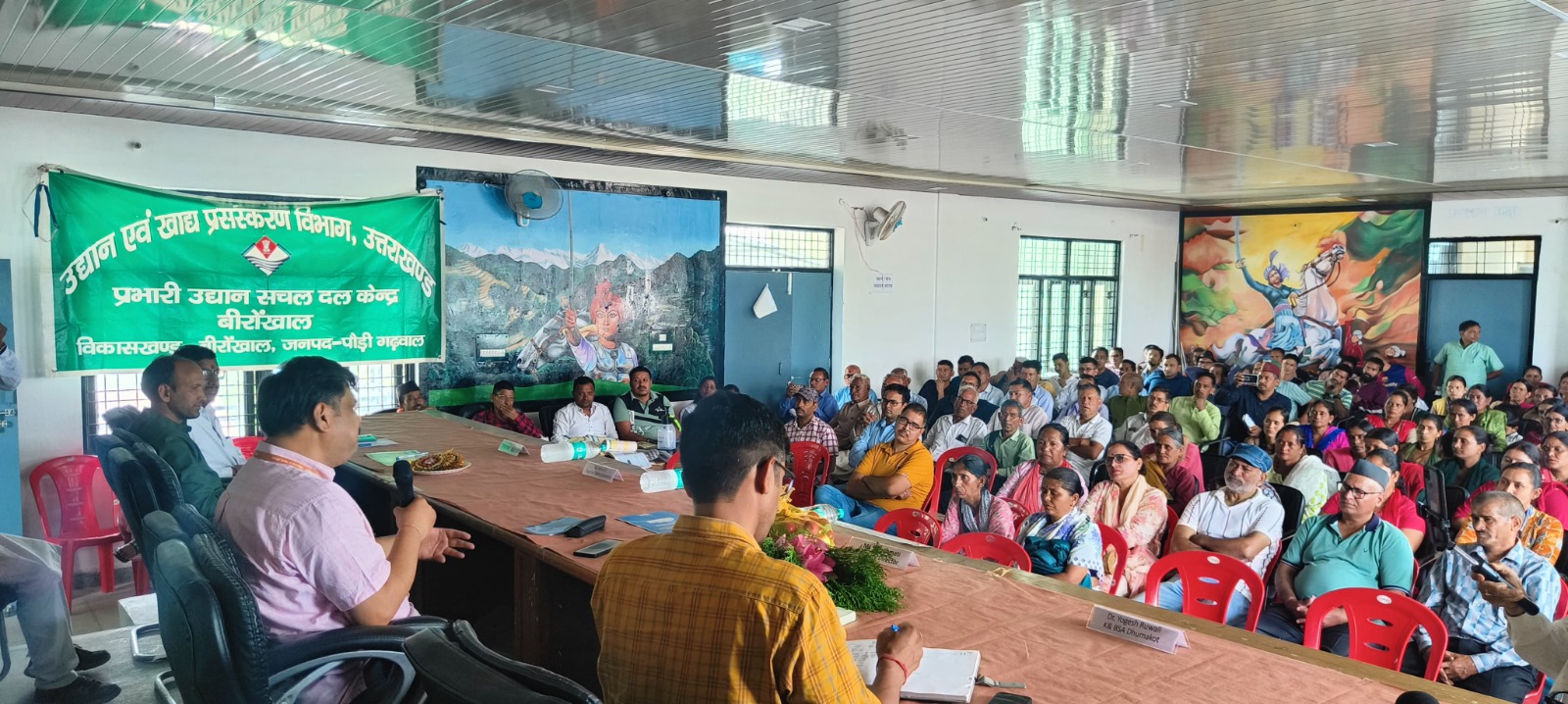 उत्तराखंड विकसित कृषि संकल्प अभियान खरीफ-2025 के तहत ब्लॉक मुख्यालय बीरोंखाल में जागरूकता कार्यक्रम का हुआ आयोजन,,,,,