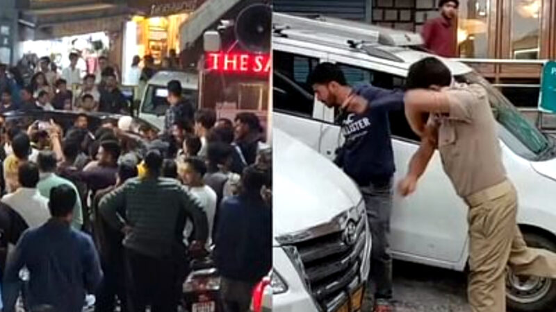 उत्तराखंड मालरोड एंट्री को लेकर हुआ बवाल, PRD जवान ने युवक को मारा थप्पड़, स्थानीय लोगों में भारी आक्रोश जनता ने किया हंगामा,,,,
