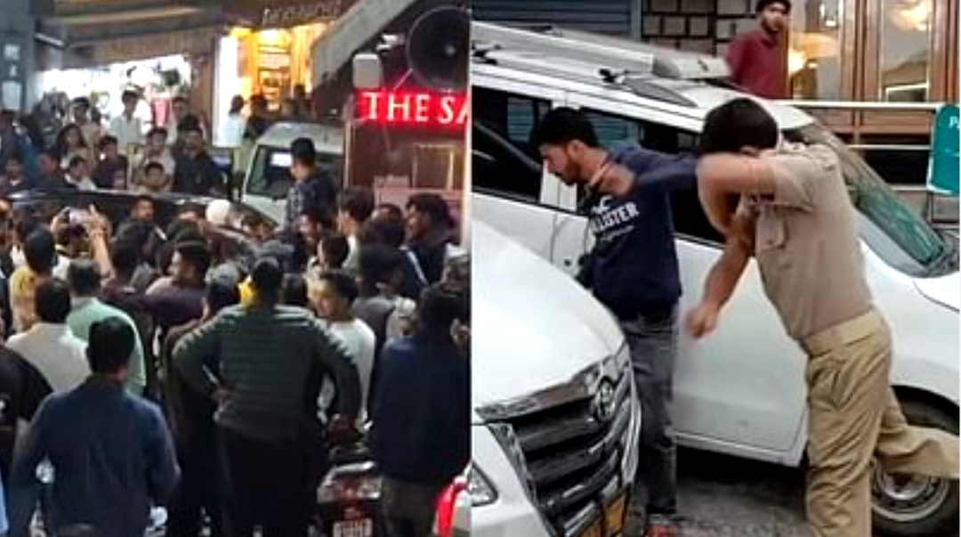 उत्तराखंड मालरोड एंट्री को लेकर हुआ बवाल, PRD जवान ने युवक को मारा थप्पड़, स्थानीय लोगों में भारी आक्रोश जनता ने किया हंगामा,,,,