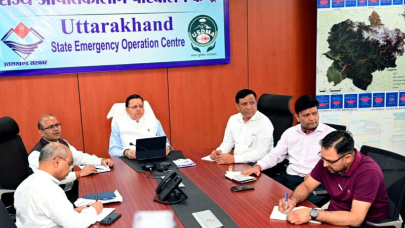 उत्तराखंड आपदा को लेकर अलर्ट मोड में रहे विभाग, आपदा प्रबंधन रहे अलर्ट – पुष्कर सिंह धामी