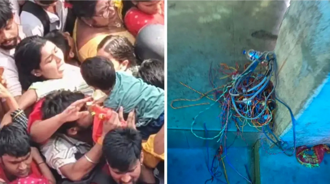 उत्तराखंड हरिद्वार मनसा देवी मार्ग पर हुए हादसे के बाद खुली ऊर्जा निगम की नींद, मंदिर में झूलते तारों को हटाकर काटे कैंपस के सभी अवैध कनेक्शन,,,,