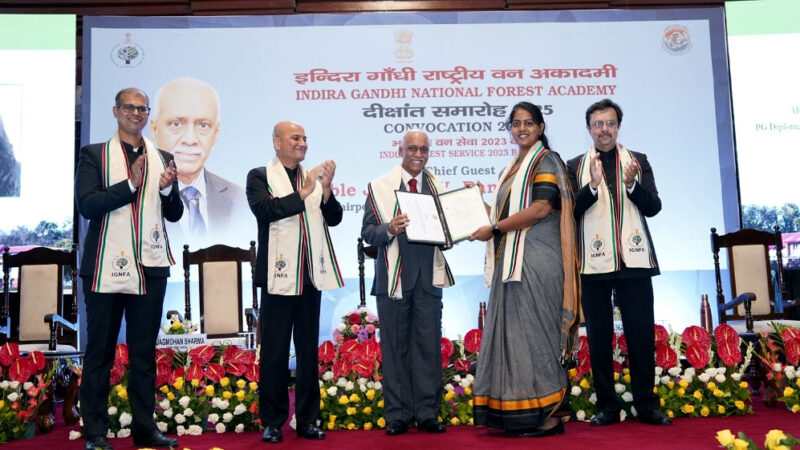 उत्तराखंड, देश को मिले 109 भारतीय वन सेवा अधिकारी, 109 अधिकारियों में 22 महिला अधिकारी,,,,