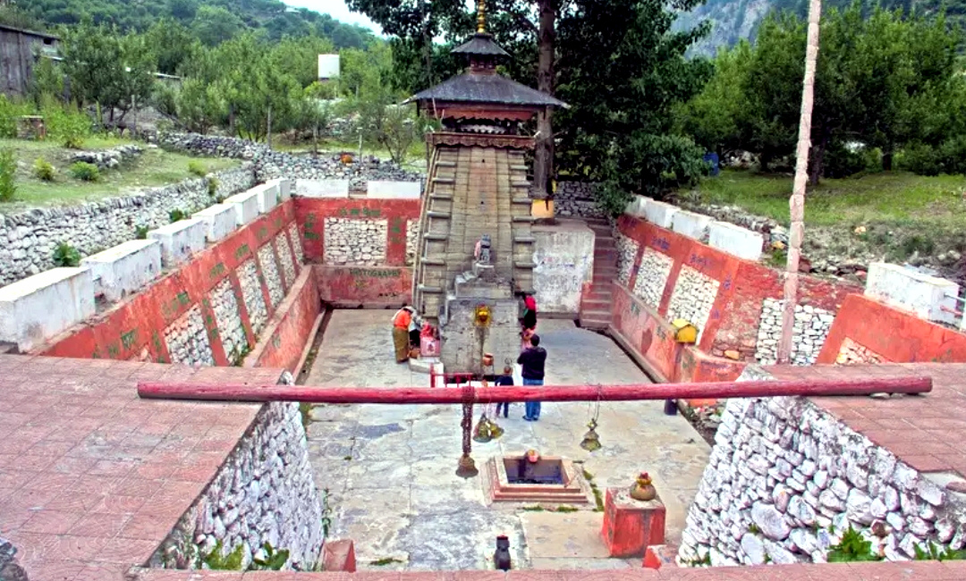 उत्तराखंड उत्तरकाशी के धराली में स्थित प्राचीन कल्पकेदार मंदिर दोबारा मलबे में हुआ जमींदोज,,,,