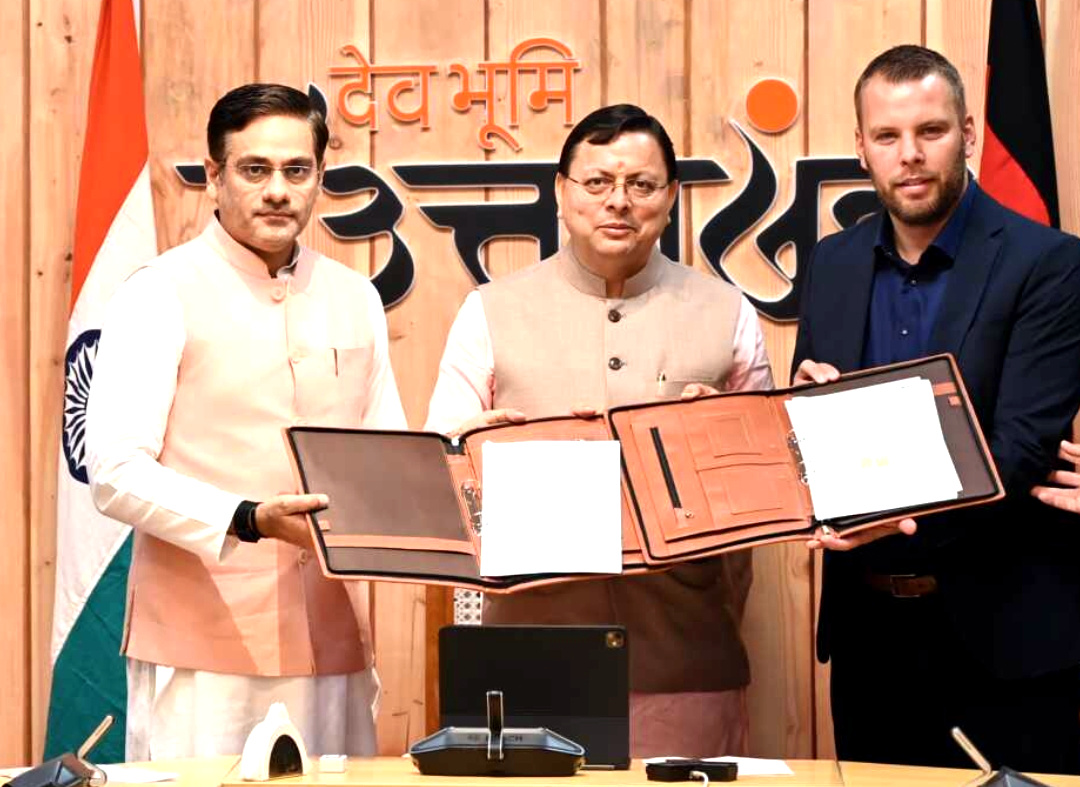 उत्तराखण्ड सरकार और जर्मन स्थित इनोवेशन हब राइन-माइन, के मध्य लेटर ऑफ इन्टेन्ट (एल.ओ.आई) पर हुए हस्ताक्षर,,,