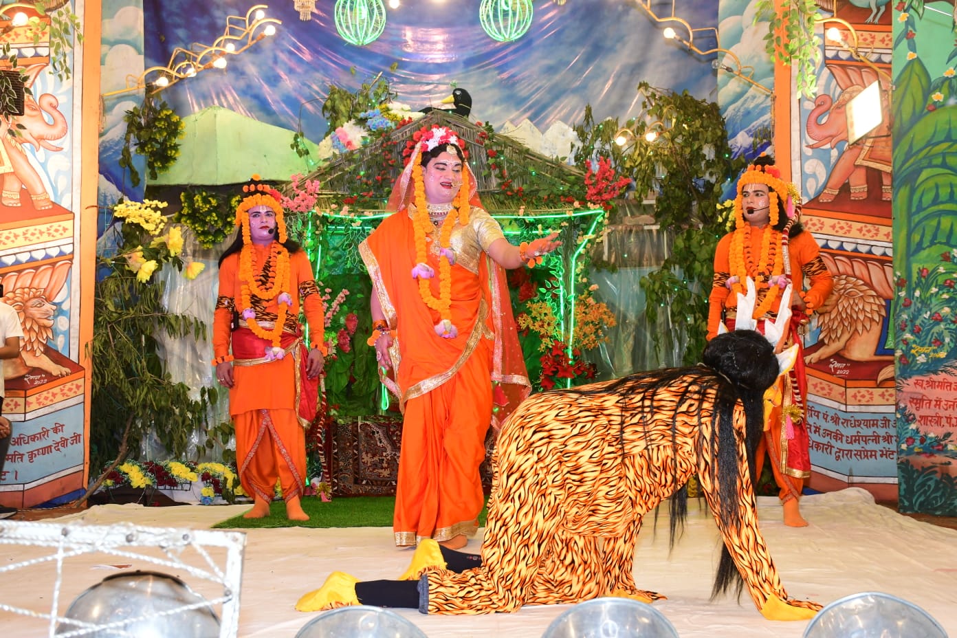उत्तराखंड ज्वालापुर,हरिद्वार में रामलीला मंचनमे रावण-मारीच संवाद और सीता हरण लीला से दर्शक हुए भावविभोर,,,,
