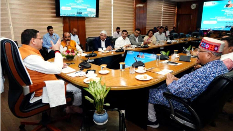 उत्तराखंड केदारनाथ और हेमकुंड साहिब में रोपवे के विकास के लिए सीएम धामी की मौजूदगी मे साईन हुआ MOU,,,,