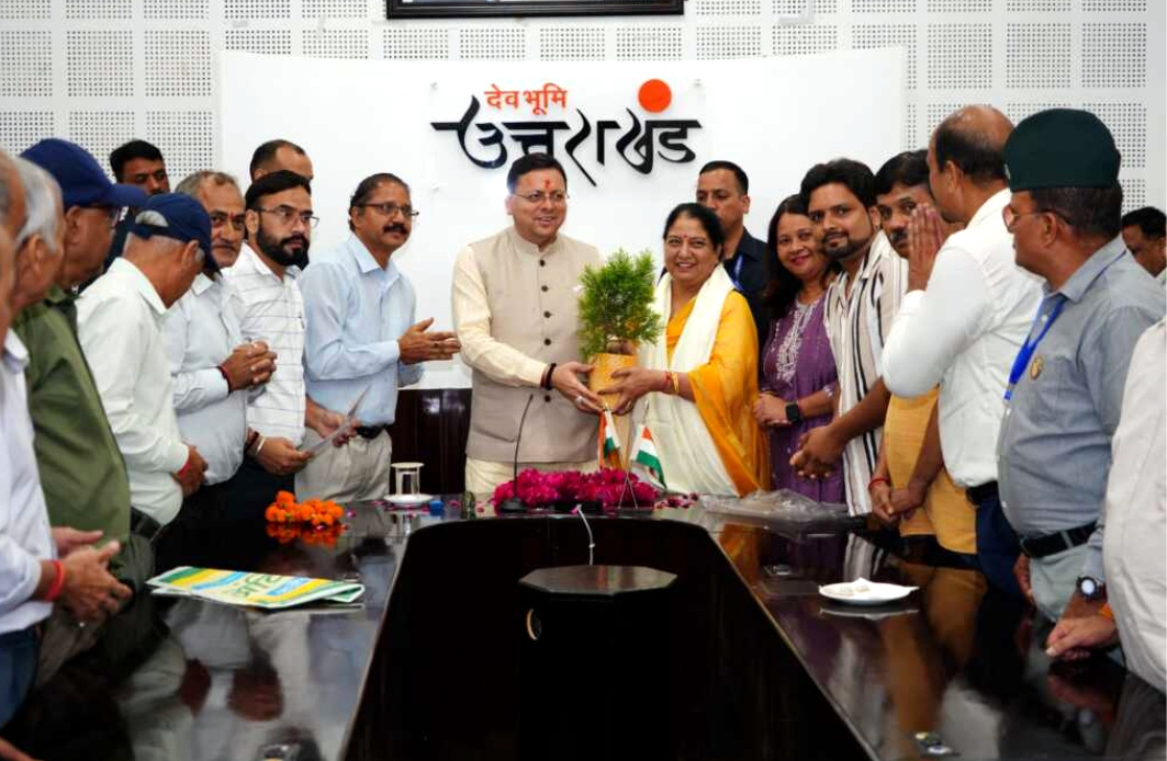 उत्तराखंड विधायक यमकेश्वर के नेतृत्व में सीएम पुष्कर सिंह धामी से मुलाकात कर पुल निर्माण के लिए वित्तीय स्वीकृति प्रदान करने पर जताया आभार,,,