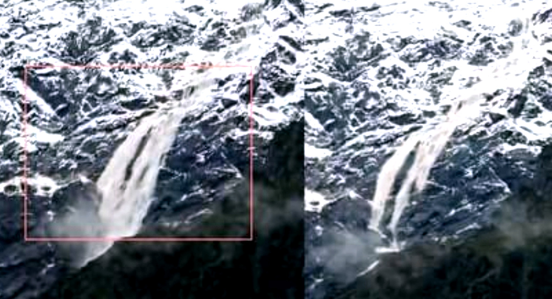 उत्तराखंड केदारनाथ से ऊपर चोराबाड़ी ग्लेशियर के पास हुआ हिमस्खलन, पांच मिनट तक उड़ता दिखा बर्फ का तूफ़ान,,,,,