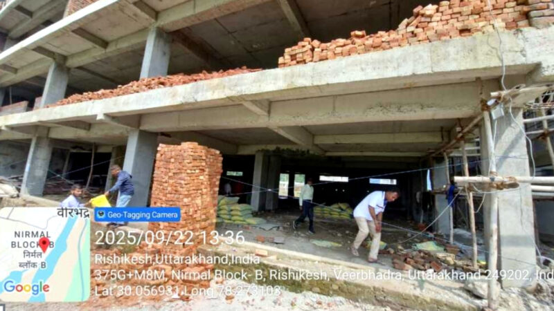 उत्तराखंड में अवैध निर्माण पर MDDA ने की बड़ी कार्रवाई, विभाग ने ऋषिकेश में बहुमंजिला भवन किया सील,,,,,,