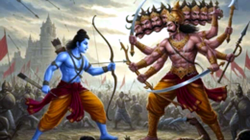 श्री राम बनाम दशानन रावण, दस सिरों वाले रावण की रणनीति और राम की वीरता के बीच दशहरे की रोमांचक गाथा- ABPINDIANEWS Spacial
