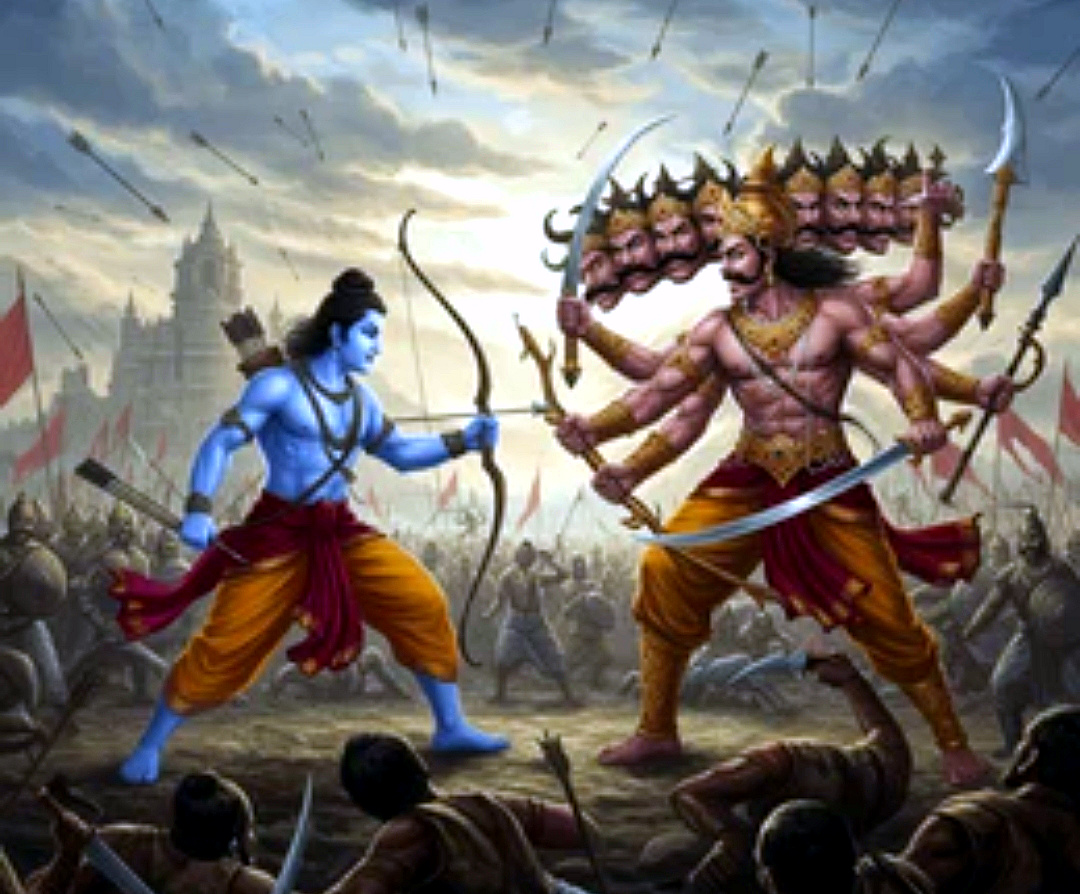 श्री राम बनाम दशानन रावण, दस सिरों वाले रावण की रणनीति और राम की वीरता के बीच दशहरे की रोमांचक गाथा- ABPINDIANEWS Spacial