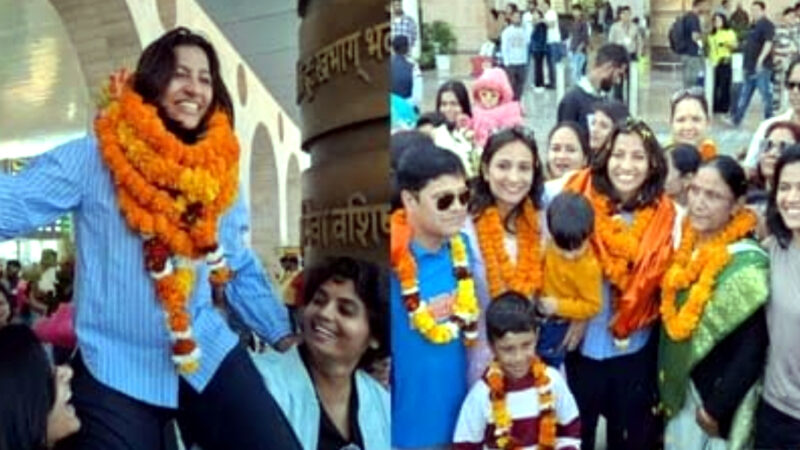 उत्तराखंड महिला क्रिकेट विश्व कप जीतने के बाद देहरादून पहुंची स्नेह राणा का हुआ विजयी स्वागत, मुख्यमंत्री ने दी बधाई और 50 लाख की प्रोत्साहन राशि,,,