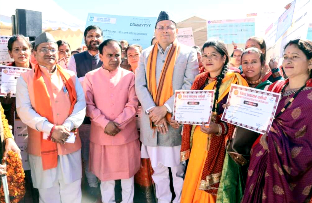 उत्तराखंड मुख्यमंत्री ने गैरसैंण में किया 142.25 करोड़ की विकास योजनाओं का लोकार्पण एवं शिलान्यास,,,,