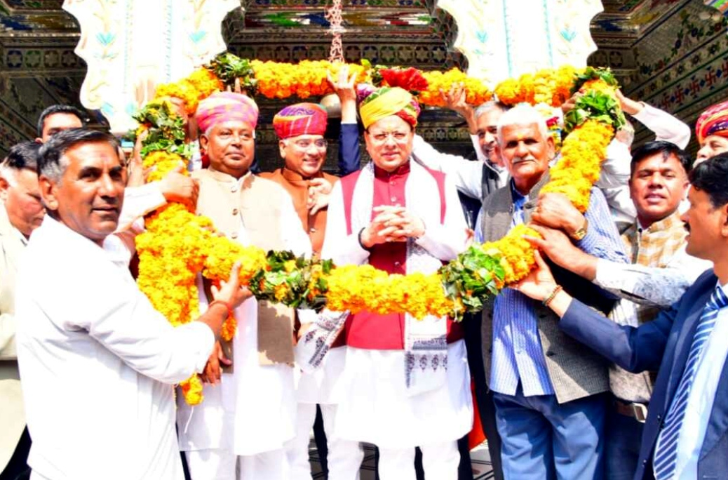 उत्तराखंड मुख्यमंत्री पुष्कर सिंह धामी ने तीर्थराज पुष्कर स्थित श्री ब्रह्मा जी मंदिर में की पूजा-अर्चना कर लिया आशीर्वाद,,,,,