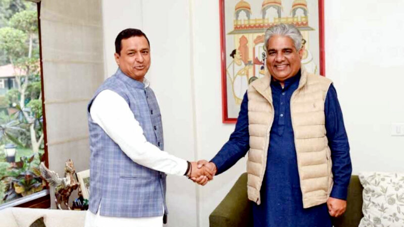 उत्तराखंड सांसद बलूनी ने प्रदेश हित मे केंद्रीय वन मंत्री से की खास मुलाक़ात,,,,