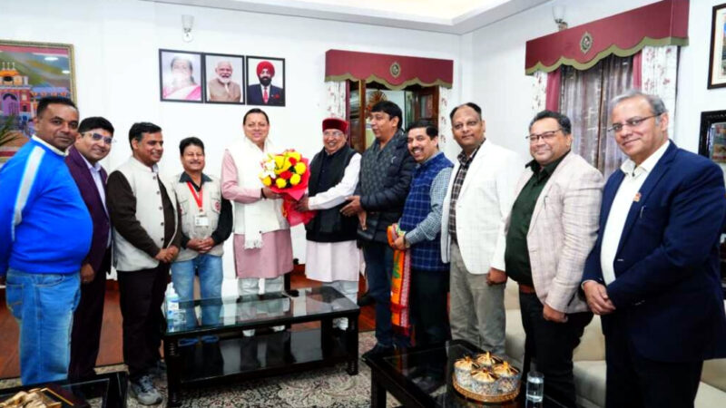 उत्तराखंड में PRSI डेलीगेशन ने मुख्यमंत्री से शिष्टाचार भेंट कर दिया देहरादून में आयोजित होने वाले राष्ट्रीय अधिवेशन के लिए आमंत्रण,,,,,,